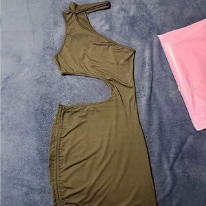 Stylish black One-Shoulder Dress